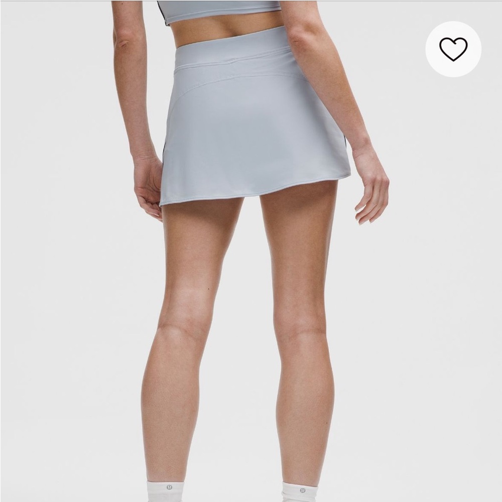 lululemon athletica Light Gray Athletic Mini Skirt - Picture 4 of 9